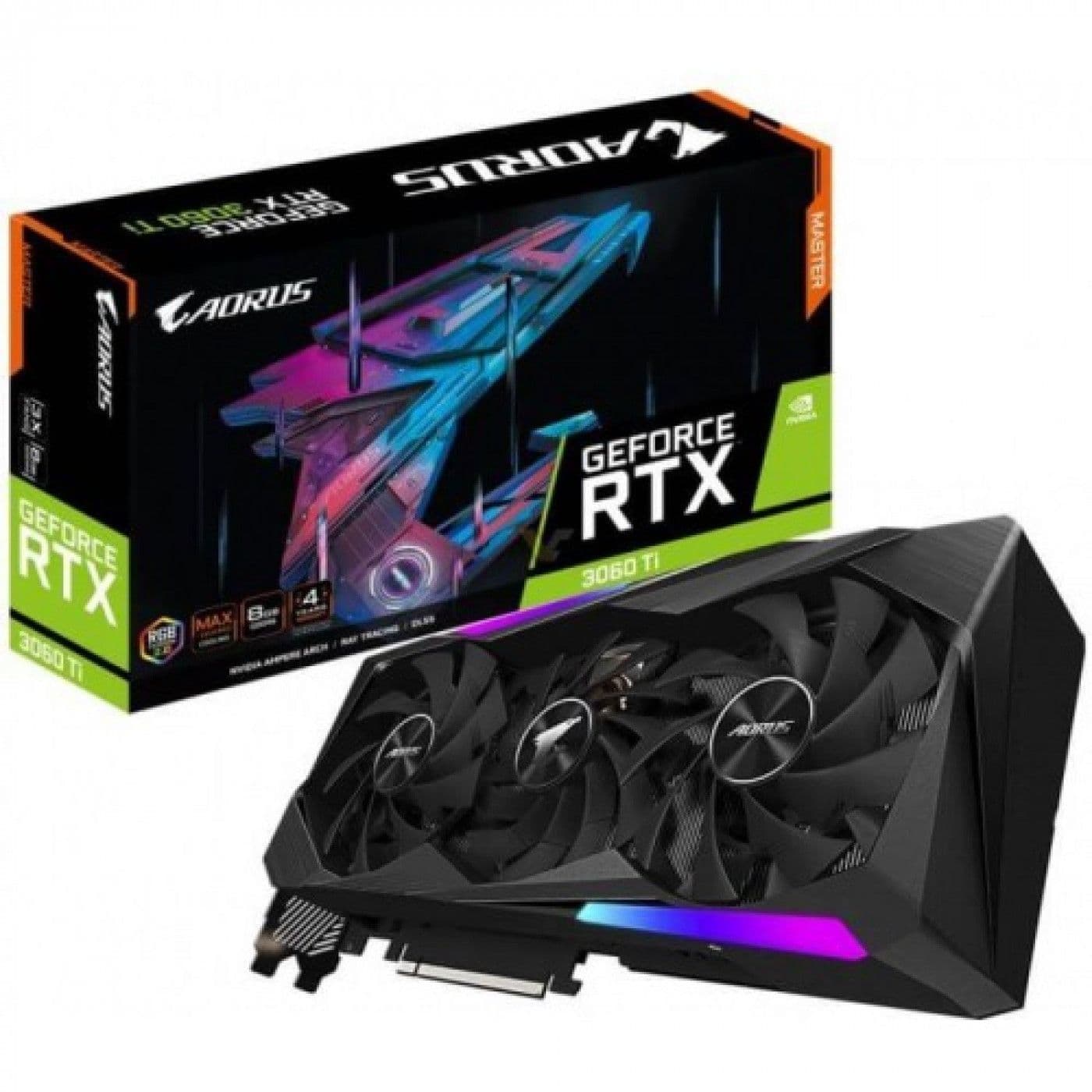 Gigabyte PCI-Ex GeForce RTX 3060 Ti Aorus Master 8GB