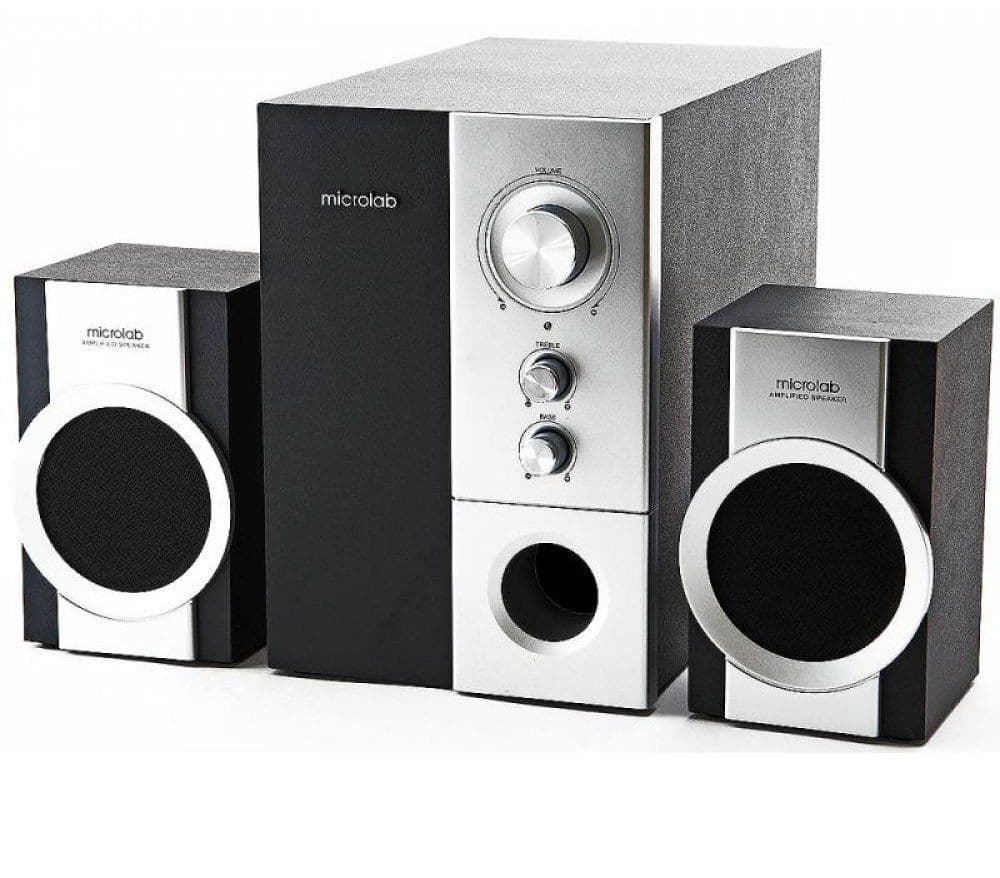 Акустична система MICROLAB M-590 2.1, 14W, mini-jack,чорний