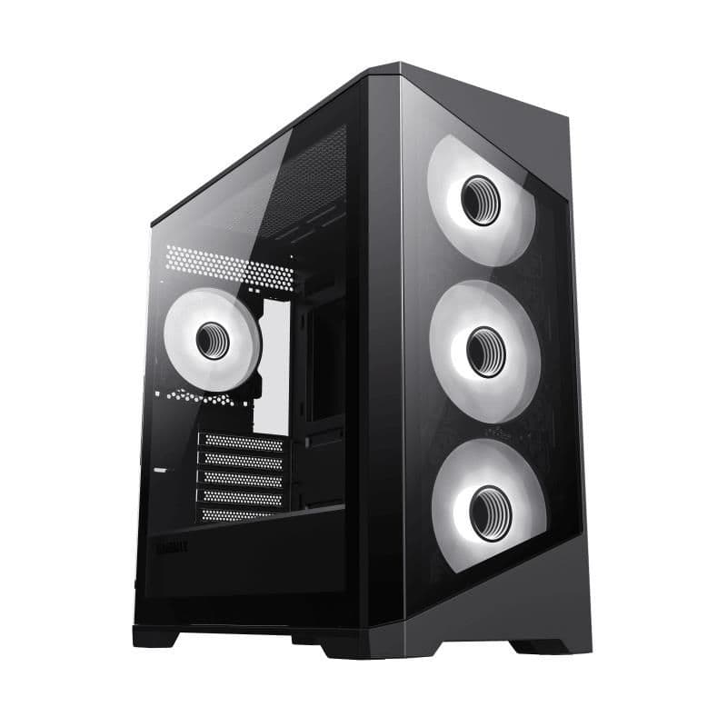 Корпус для комп'ютера MATX W/O PSU DESTROYER TGB BK GAMEMAX