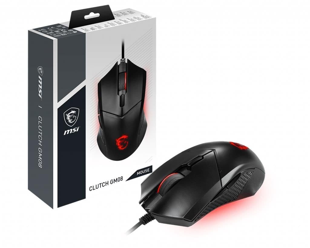 Mиша USB OPTICAL GAMING CLUTCH GM08 MSI