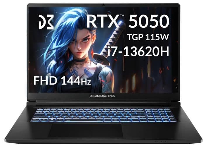 Ноутбук (портативний комп’ютер) CI7-13620H 17" 32GB/1TB RG5050-17UA27 DREAM MACHINES
