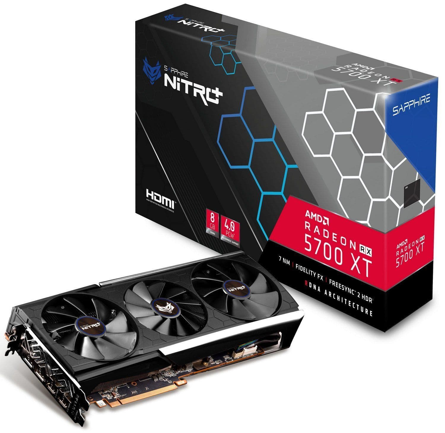 Відеокарта Sapphire Radeon RX 5700 XT NITRO+ 8GB GDDR6