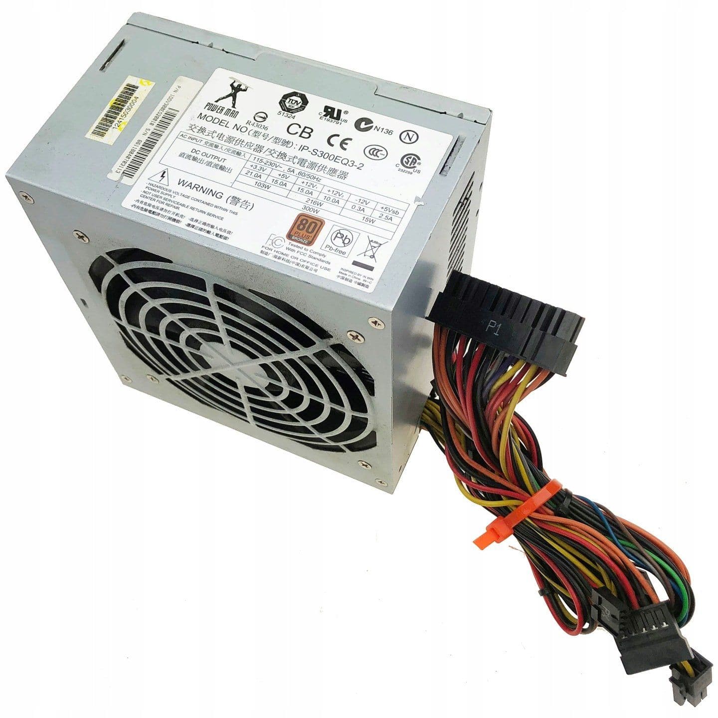 Блок живлення PowerMan 300W 80PLUS BRONZE
