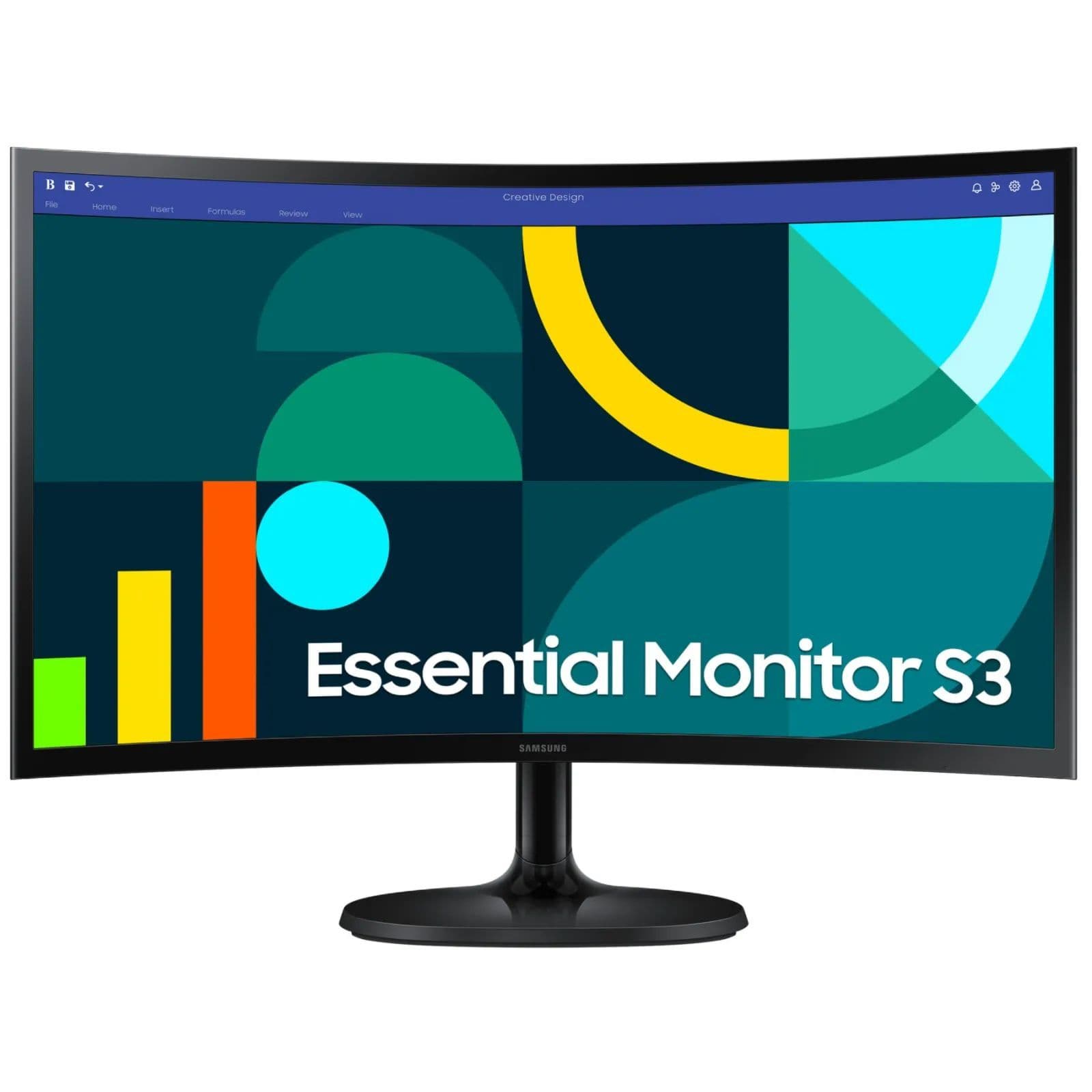 Samsung Монітор Samsung 23.8" S24D360 D-Sub, HDMI, VA, 100Hz, 4ms, CURVED