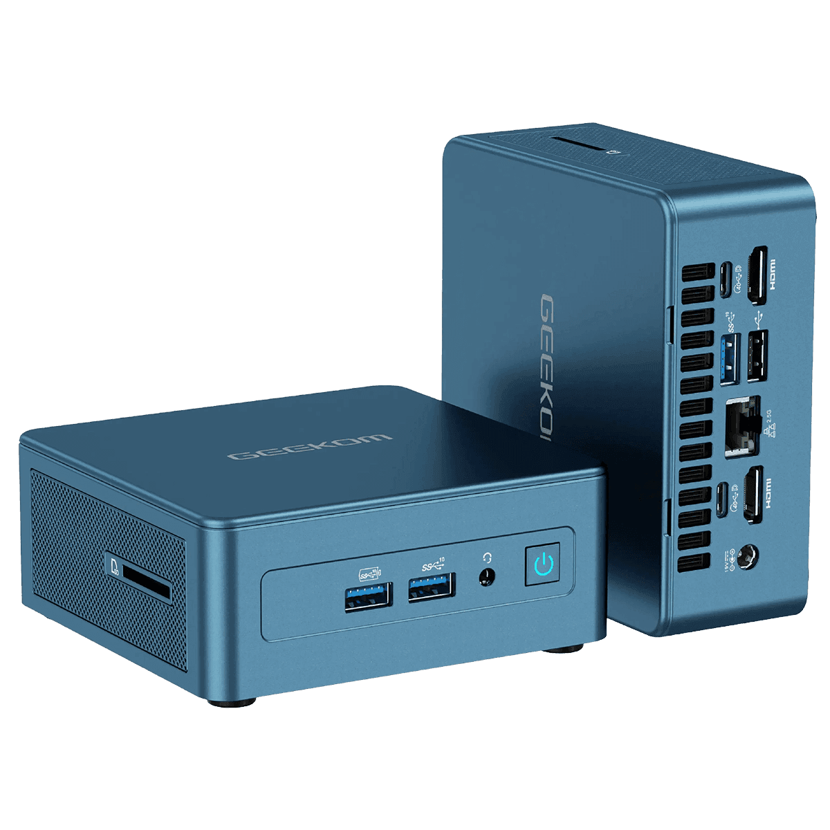 Міні ПК GEEKOM Mini IT12 / Intel i7-12650H / RAM 32GB / SSD 1TB / 2 x HDMI / LAN / Wi-Fi 6E / Bluetooth 5.2 / Windows 11 / Grey