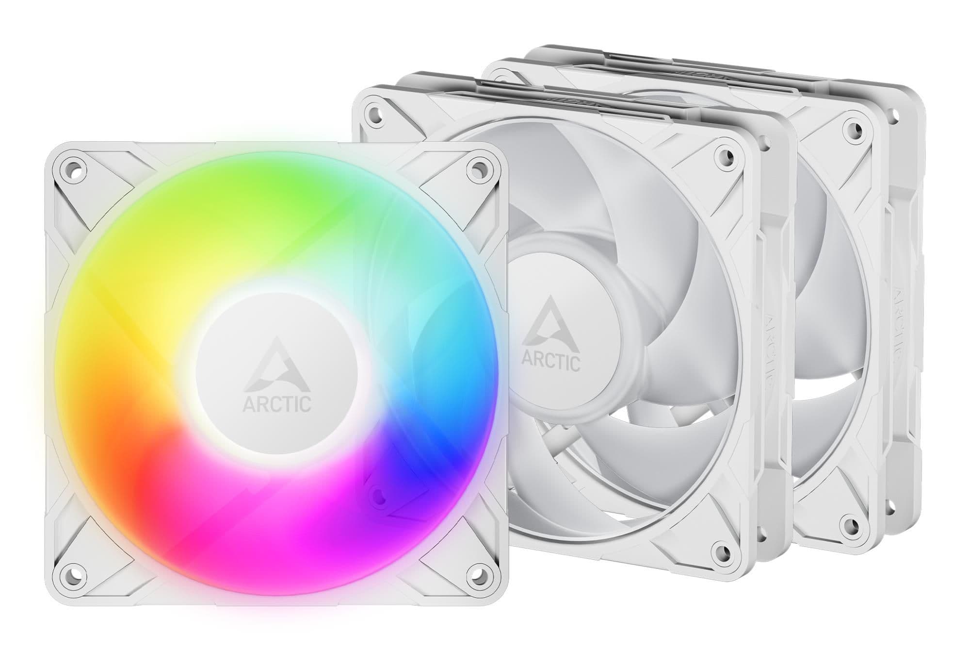 Набір із трьох вентиляторів для корпусу 120MM P12 PRO A-RGB WHT ACFAN00326A ARCTIC