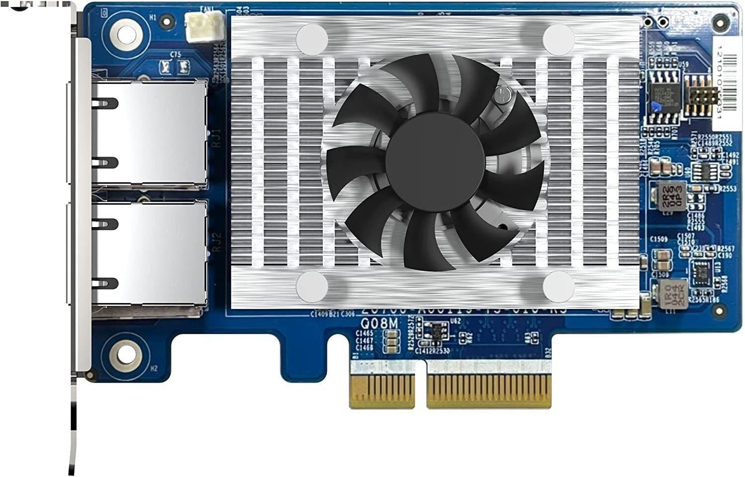 Мережева карта QNAP Dual-port RJ45 10GbE PCIe Gen3 x4