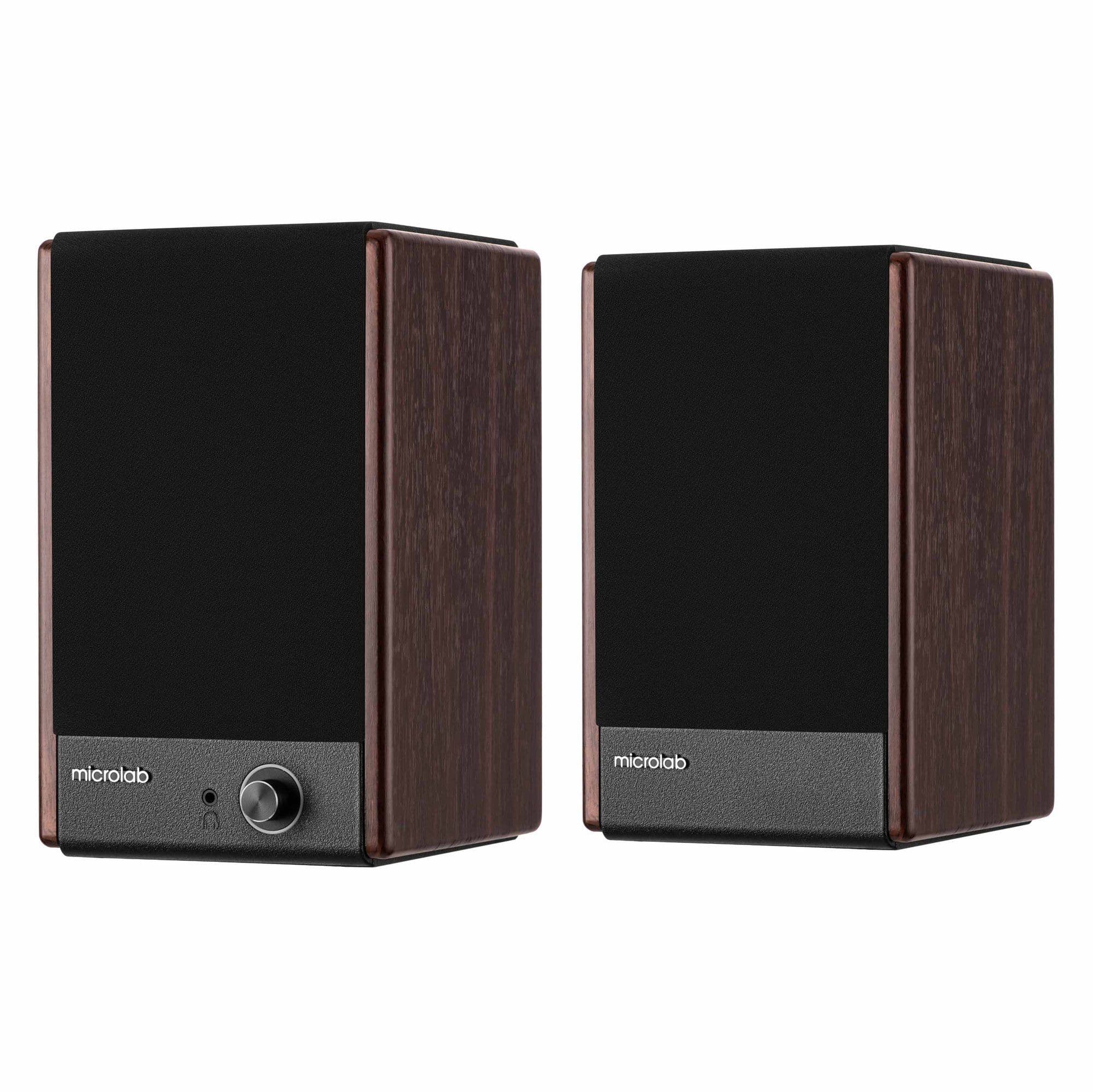 Акустична система MICROLAB SOLO 4 2.0, 60w, mini-jack/bluetooth, коричневий