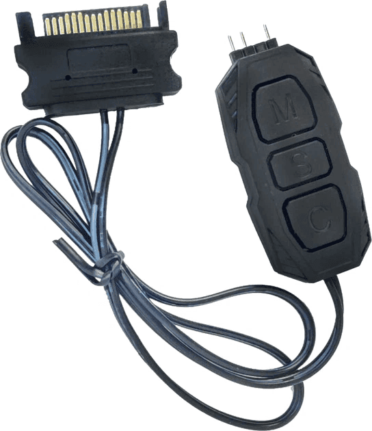 Контролер ARGB 5V 3Pin to SATA Power Supply