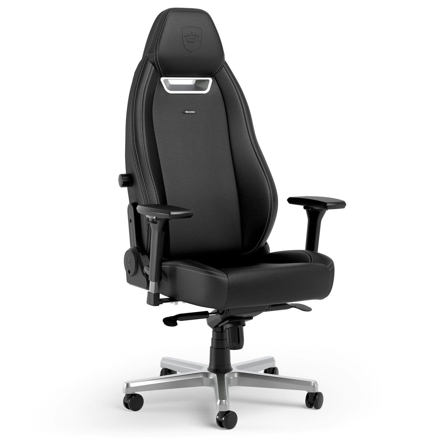 Ігрове крісло Noblechairs LEGEND високотехнологічна штучна шкіра, сірий