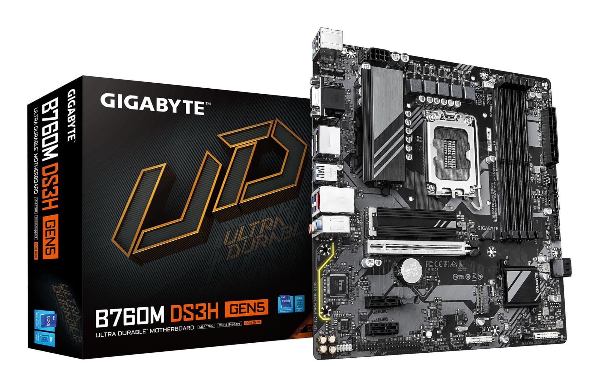 Материнська плата B760 S1700 MATX B760M DS3H GEN5 GIGABYTE