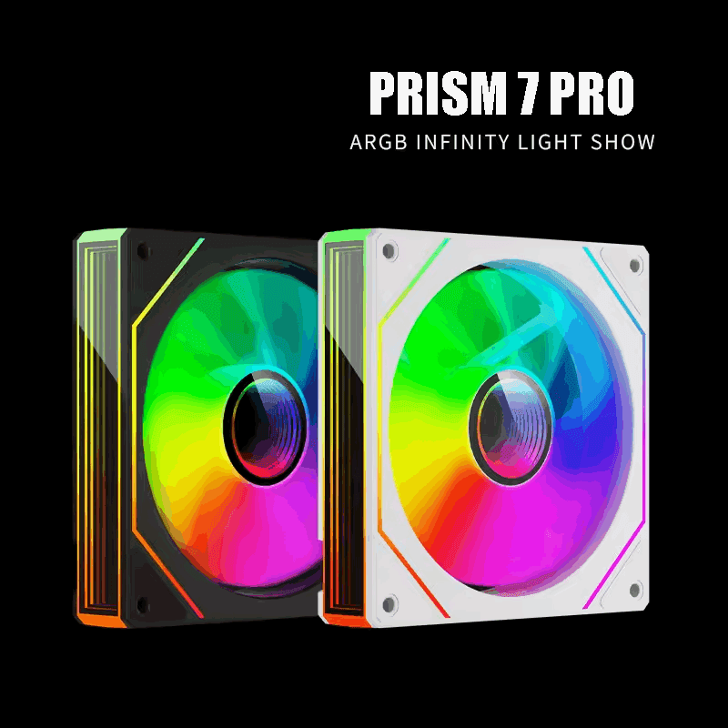 Вентилятор Power Train Prism 7 PRO 120mm ARGB (Black)